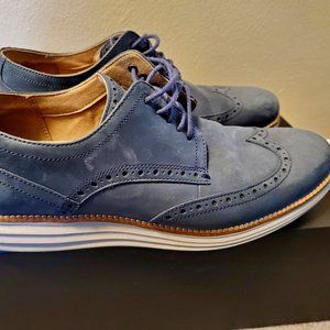 Cole Haan Original Grand Navy Wingtip Oxford